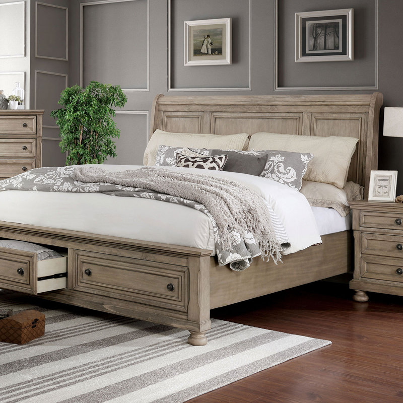 Canora Grey Manheim Storage Bed Wayfair